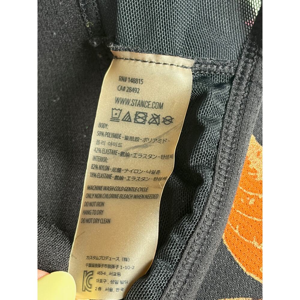 Stance Tomboy Nylon Sports Bra (Black Floral) - Small (?) - Picture 4 of 7